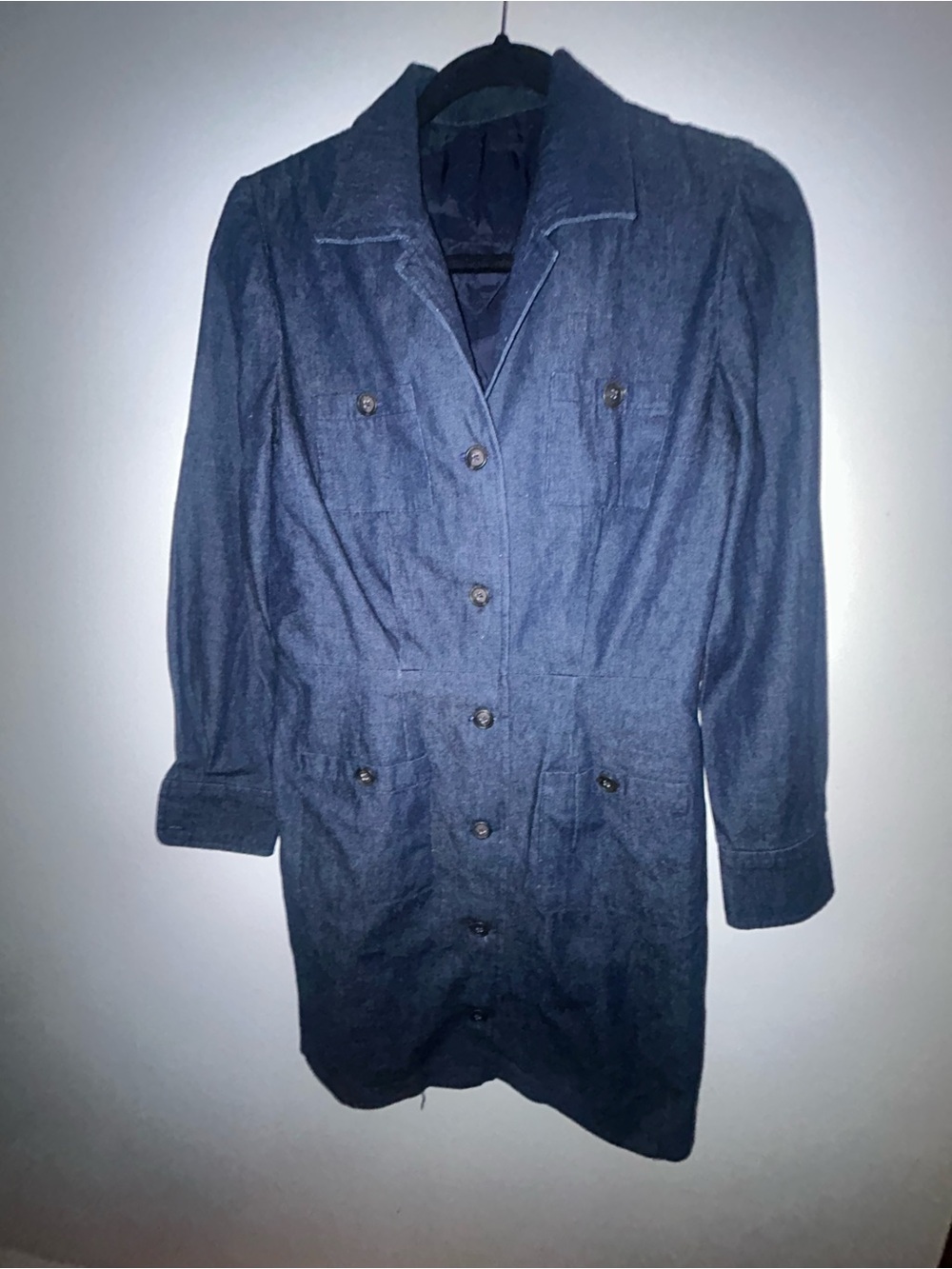 Classic Navy Longline Women's Jacket